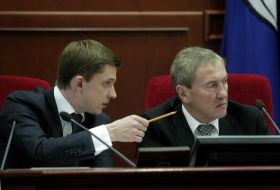 Leonid Chernovetskiy and Oles Dovgiy