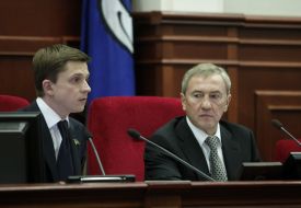 Leonid Chernovetskiy and Oles Dovgiy