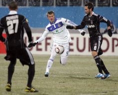 Matteo Ferrari, Andreу Yarmolenko and Tomas Sivok