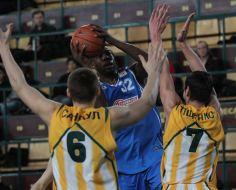 Maksim Sandul, Aleksandr Tishchenko and Charles Thomas