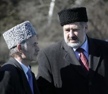 Mustafa Dzhemilev and Refat Chubarov