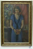 Picture "Lady in blue dress"