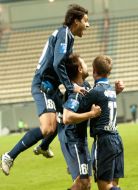 Tornike Okriashvili, Alexeу Antonov and Vitaliy Fedotov