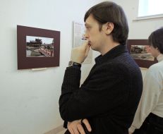 Visitor of exhibition