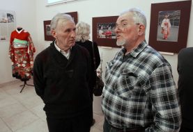 Visitors of exhibition