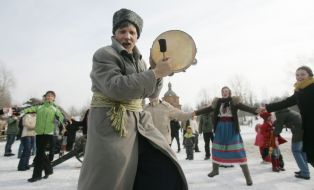 Participants of Pancake week celebration