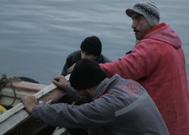 Члены экипажа турецкой шхуны «Тапсун»