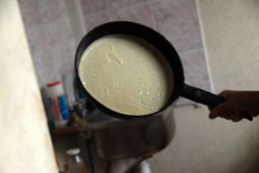 Cooking of pancakes