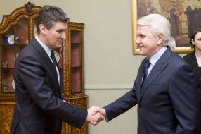 Zoran Milanovich and Vladimir Litvin 