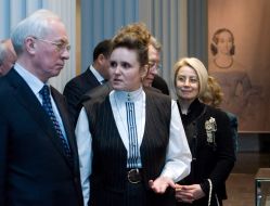 Nikolay Azarov at the Museum of Taras Shevchenko