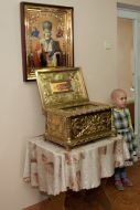 Ark with the particle of St. Pantaleon