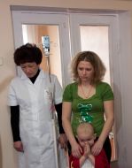 Mother with daughter