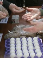 Improvised trade in goods by the "Soviet" prices