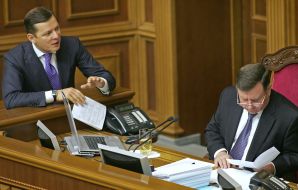 Oleg Lyashko and Adam Martynyuk