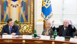 Viktor yanukovich, Ivan Drach and Anna German