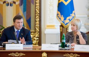 Viktor Yanukovich and Anna German