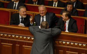 Dmitriy Tabachnik, Viktor Tihonov and Vasiliy Nadraga