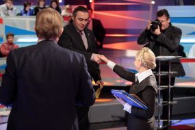 Yuliya Timoshenko and Igor Miroshnichenko
