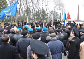 Учасники урочистого мітингу