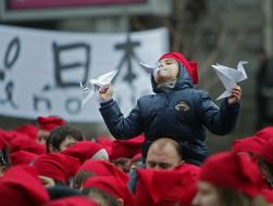 А flash mob «Stick to, Japan!»