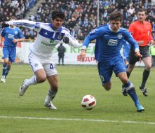 Evgeniy Konoplyanka and Leandro Almeуda