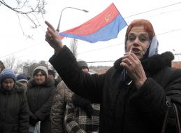 Participants of strike