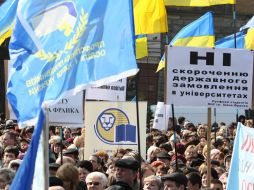 Participants of protest action