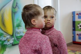 Boy with the syndrome of Down