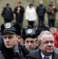 Участники митинга