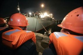 Ship "Konstantin Olshanskiy" is preparing to sail