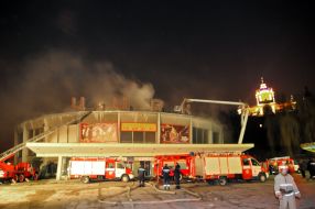 A fire at the circus