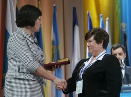 Irina Akimova and Valentina Shevchenko