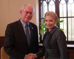 Yuliya Timoshenko and Herman Van Rompuy