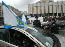 Митинг участников АвтоМайдана