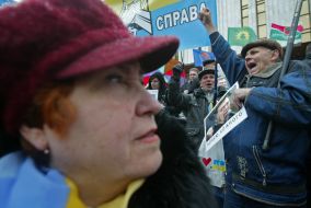 Митинг участников АвтоМайдана