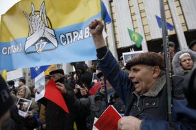 Митинг участников АвтоМайдана