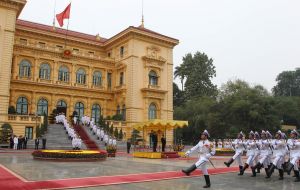 Warriors of the Honoured guard of the People's army of Vietnam