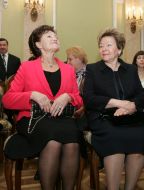 Lyudmila Kuchma and Naina Yeltsina