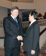 Viktor Yanukovich and Nguyen Tan Dung
