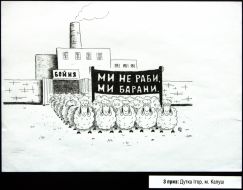 Exhibition of cartoons