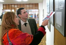 Exhibition of cartoons