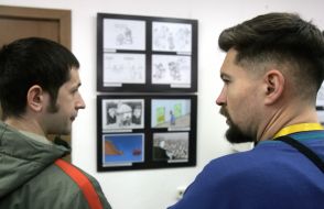Exhibition of cartoons