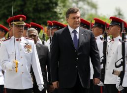 Viktor Yanukovich and Sellapan Ramanathan