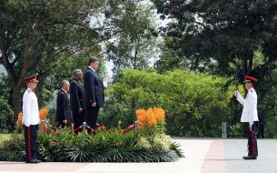 Viktor Yanukovich and Sellapan Ramanathan