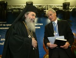Patriarch Theophilus III and Stein Villumstad