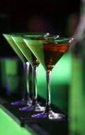 Glass with a cocktail
