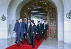 Viktor Yanukovich and Hassanal Bolkiah