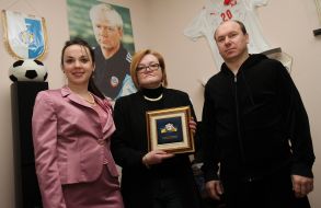 Viktoriya Kulakovskaya, Svetlana Lobanovskaya and Viktor Leonenko