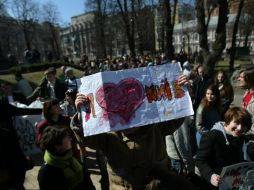 Participants of March in defence of social and cultural space of city