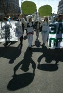 Participants of March in defence of social and cultural space of city